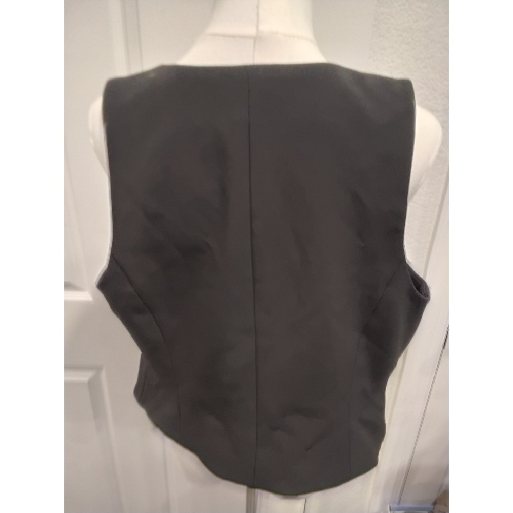 NWT EXPRESS EDITOR Black Button Front Tailored Dr… - image 3